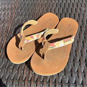 Rip Curl Floral Flip Flops